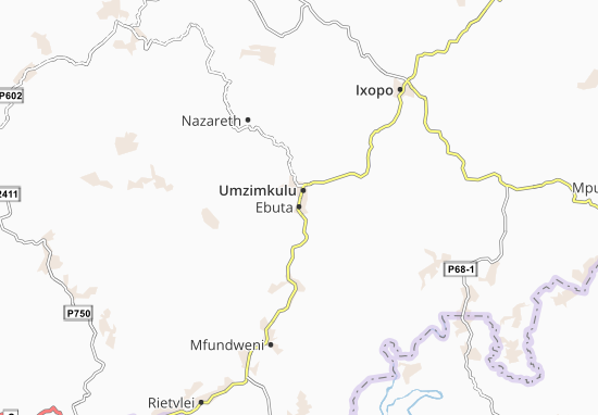 Kaart Plattegrond Ebuta