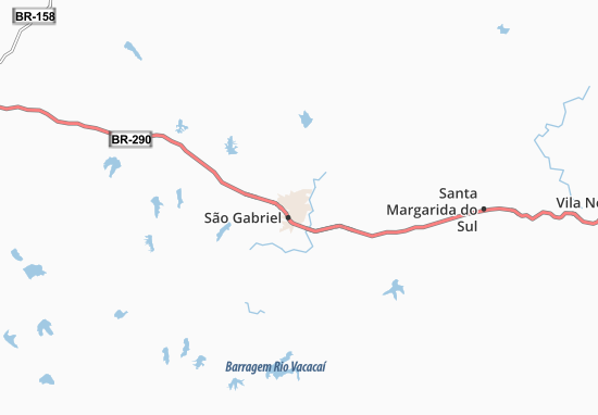 São Gabriel Map