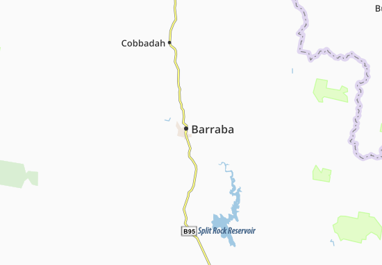 Kaart Plattegrond Barraba