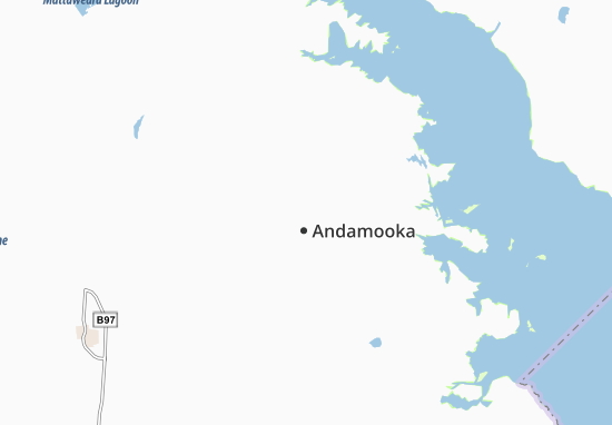Kaart Plattegrond Andamooka