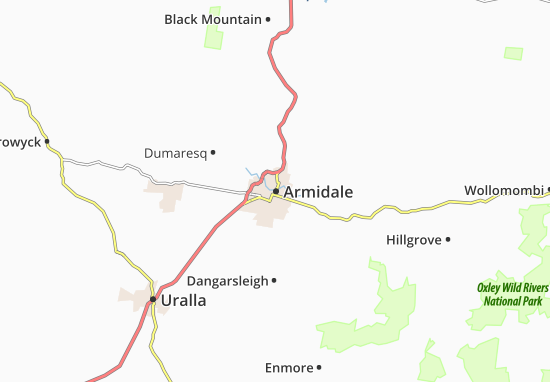 Armidale Map