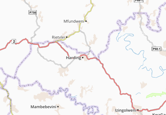 Harding Map