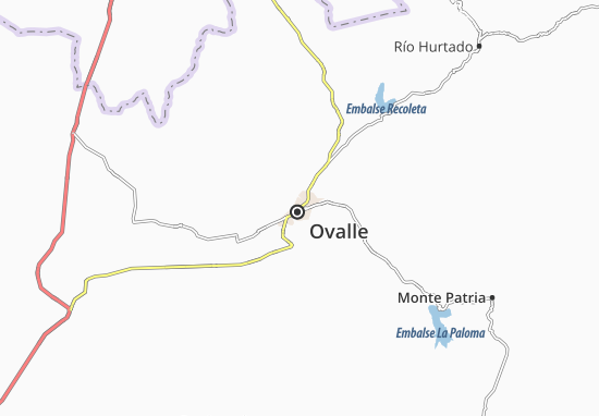 Kaart Plattegrond Ovalle