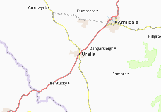 Uralla Map