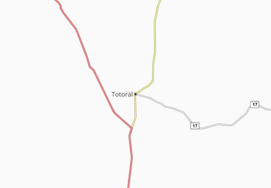Karte Stadtplan Totoral