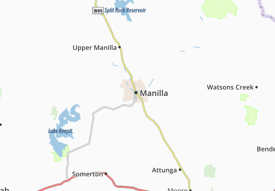 Karte Stadtplan Manilla