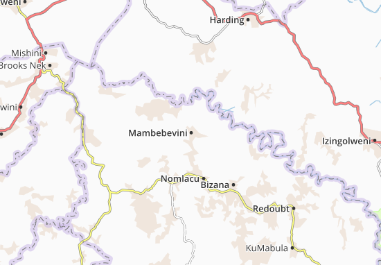 Kaart Plattegrond Mambebevini