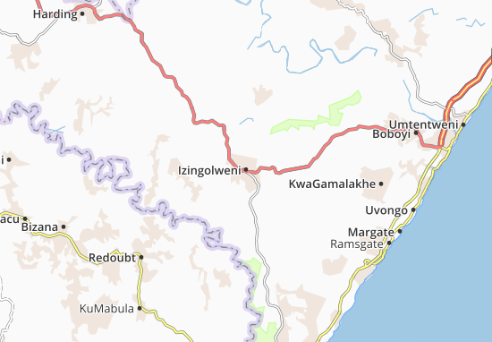 Izingolweni Map