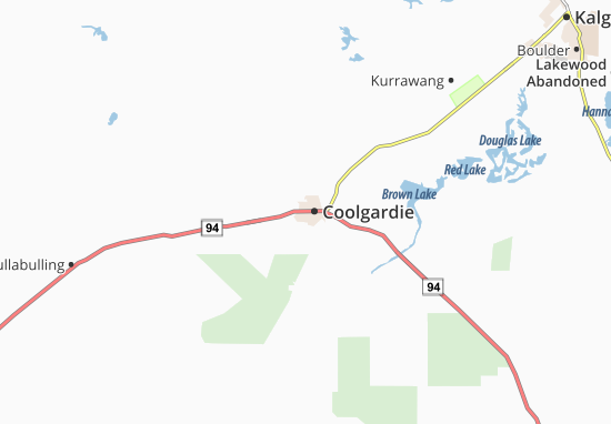 Coolgardie Map