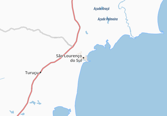 Mapa São Lourenço do Sul