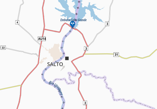 Karte Stadtplan Salto-Sección 03