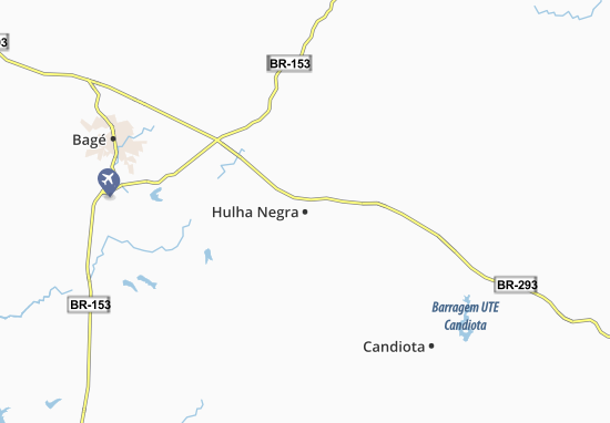 Hulha Negra Map