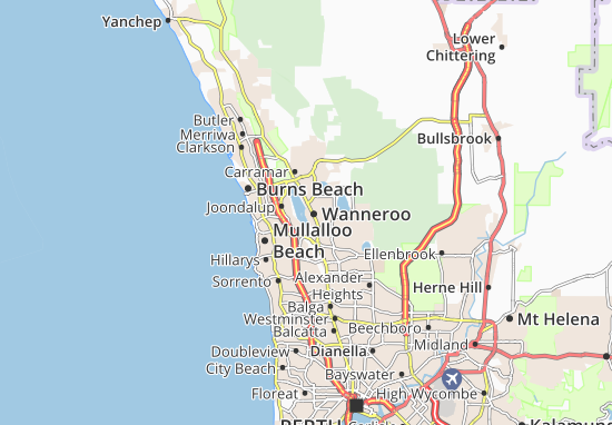 Wanneroo Map