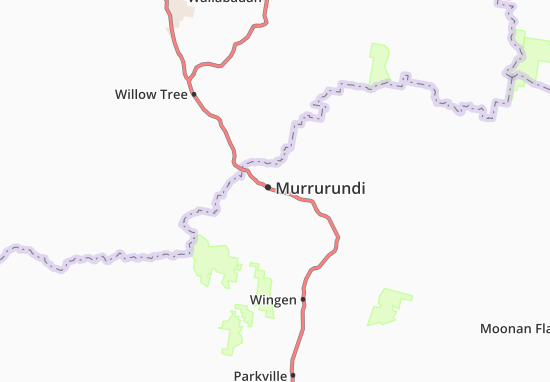 Kaart Plattegrond Murrurundi