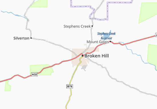 Broken Hill Map