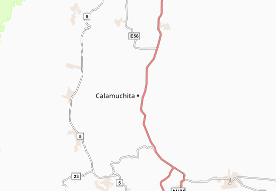 Karte Stadtplan Calamuchita