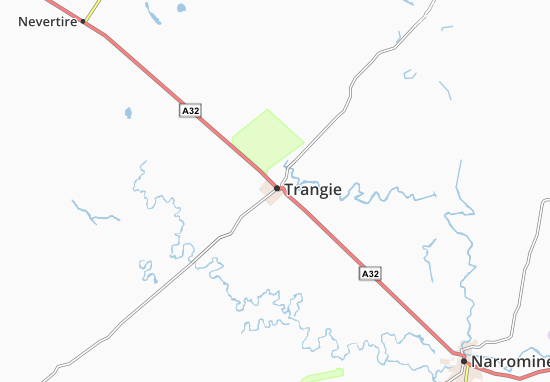 Mapa Trangie