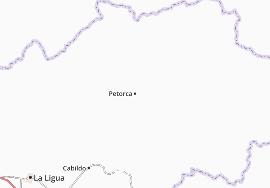 Kaart Plattegrond Petorca