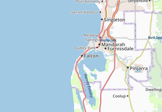 Karte Stadtplan Falcon