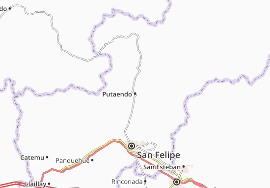 Putaendo Map