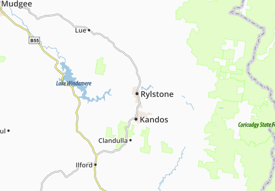 Rylstone Map