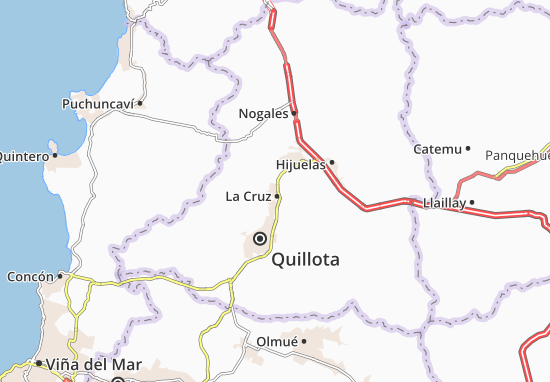La Cruz Map