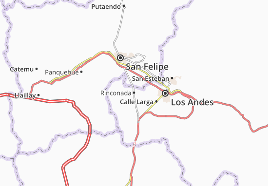 Kaart Plattegrond Rinconada