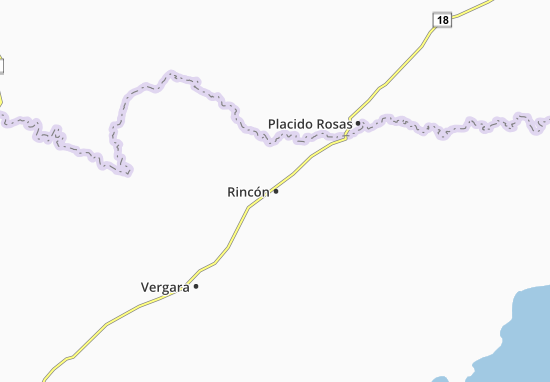 Kaart Plattegrond Rincón