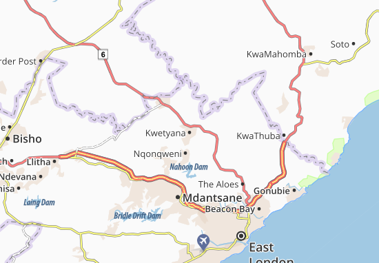 Kaart Plattegrond Kwetyana