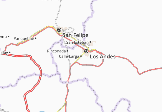 Calle Larga Map