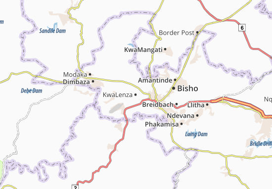 Karte Stadtplan KwaLenza