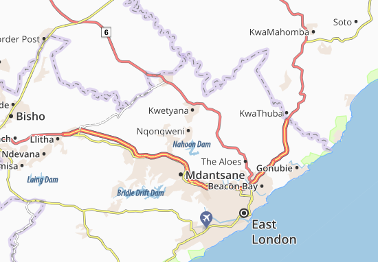 Kaart Plattegrond Nqonqweni