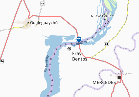 Fray Bentos Map