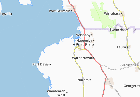 Kaart Plattegrond Port Pirie