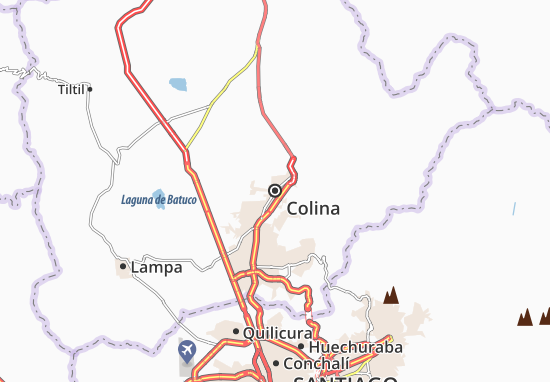 Karte Stadtplan Colina