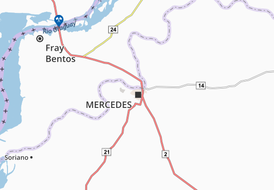 Kaart Plattegrond Mercedes