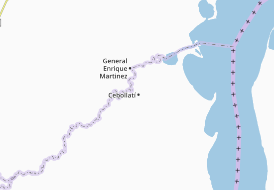Cebollatí Map