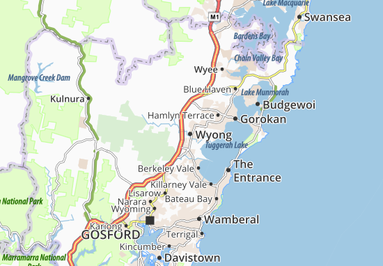 Mappe-Piantine Wyong