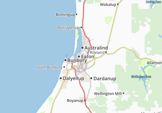 Mapa Eaton