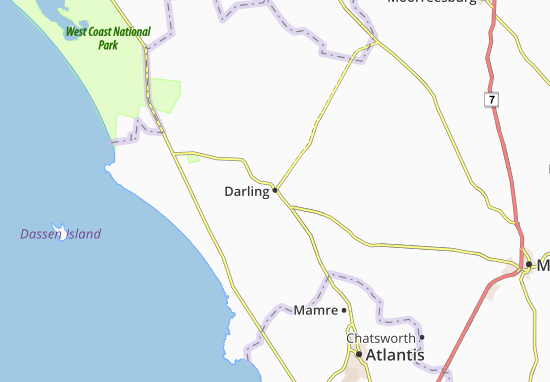 Mapa Darling
