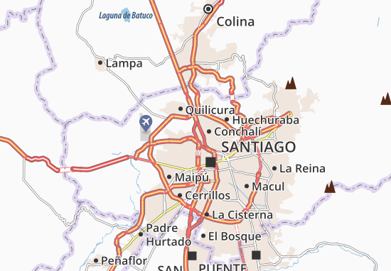 Karte Stadtplan Renca