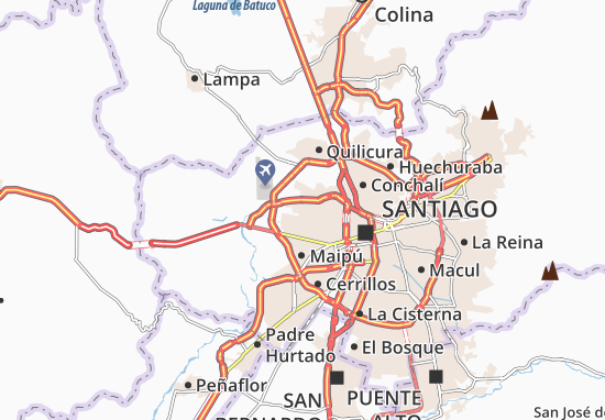 Carte-Plan Cerro Navia