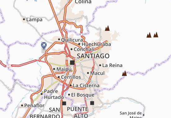 Karte Stadtplan Providencia