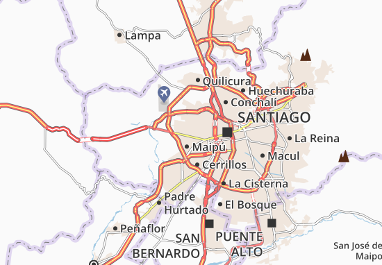 Karte Stadtplan Lo Prado
