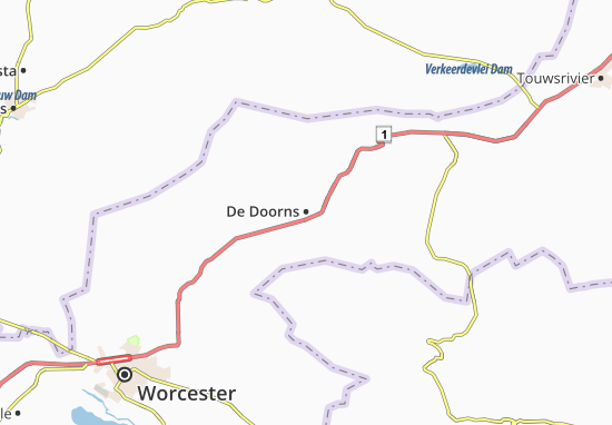 Mapa De Doorns