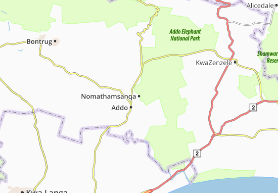 Mapa Nomathamsanqa