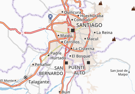 Lo Espejo Map