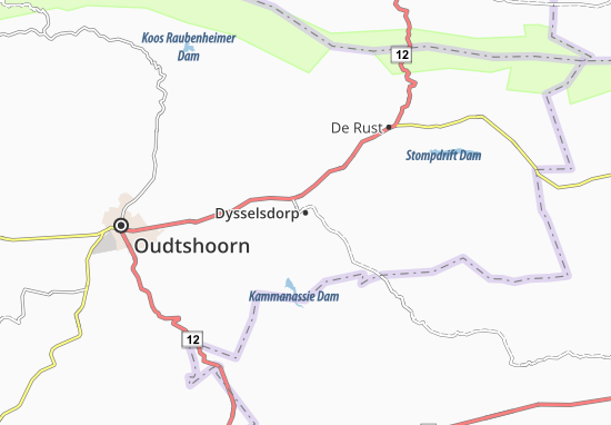 Dysselsdorp Map