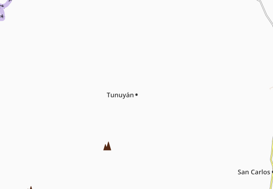 Mapa Tunuyán