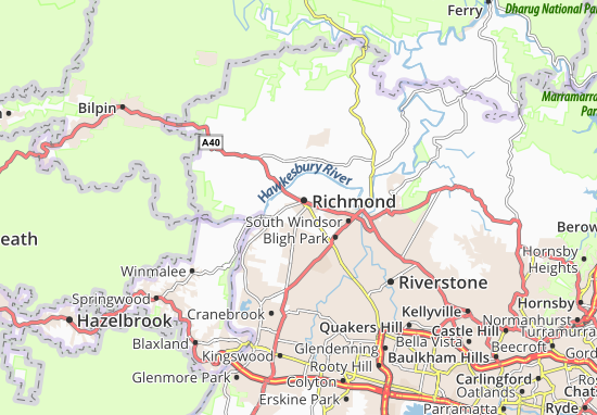 Carte-Plan Richmond